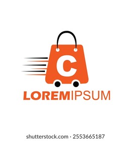 Set of e-commerce logo templates