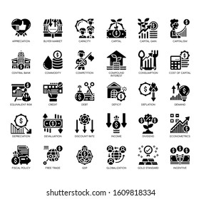 Set of economy thin line and pixel perfect icons for any web and app project. 