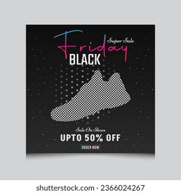 Set of Editable black friday social media banners and ads for promotion design