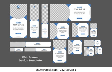 set of editable corporate and business web banner template, social media post cover ads, flyer, annual reposts, profile, poster, invitation card, vector illustrator. 