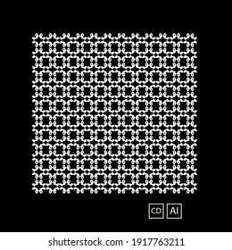 Set of editable minimal square banner templates. Black and white background color with pattern design. Great for posting and social media web stories