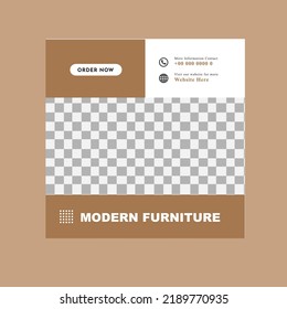 Set of Editable minimal square banner template. Strip line shape frame with place for the photo. Suitable for social media post and web ads. Modern promotion square banner.