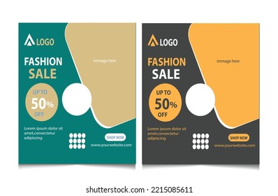  Set of Editable minimal square banner template. Black and yellow background color with stripe line shape. Suitable for social media post and web internet ads. Vector illustration with photo college