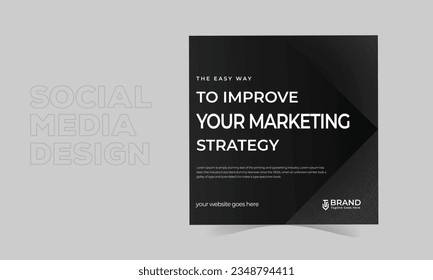 Set of Editable minimal square banner template. color background with stripe line shape. social media post and web internet ads.