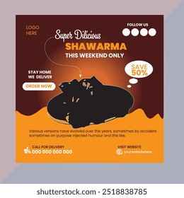 Set of Editable minimal square banner template. Suitable for social media posts and web internet ads. Vector illustration with photo collage, Digital business marketing social media post template