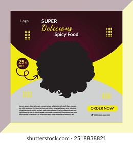Set of Editable minimal square banner template. Suitable for social media posts and web internet ads. Vector illustration with photo collage, Digital business marketing social media post template