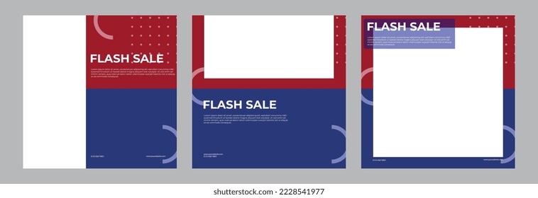 Set Of Editable Modern Social Media Post Template. Suitable For Fashion Sale, Discount, New Product For Social Media Posts