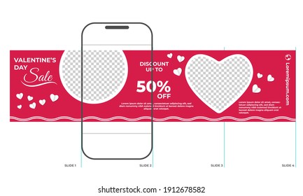Set of Editable promotional banner template. Social media post with Yellow, red, and blue background color. Suitable for social media post, banners, and web ads. Flat design vector with photo collage