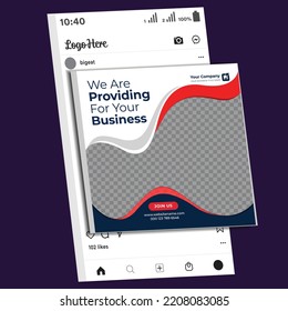 Set of Editable Social Media Design Post Template And Mockup Design. Suitable for Sale Banner, Post, Ads Advertising, Promotion Product, Business, Company, Travel