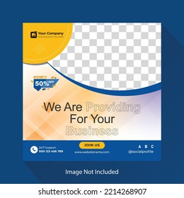 Set of Editable Social Media Design Post Template And Mockup Design. Suitable for Sale Banner, Post, Ads Advertising, Promotion Product, Business, Company, Travel