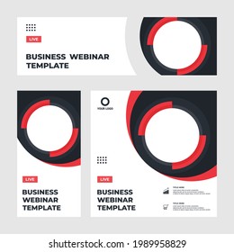 Set of Editable social media post template with modern background illustration for professional business company advertising media promotion stories and discount sale banner