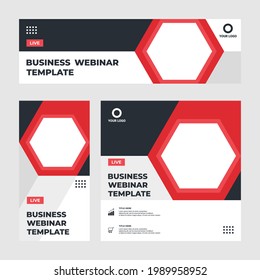 Set of Editable social media post template with modern background illustration for professional business company advertising media promotion stories and discount sale banner