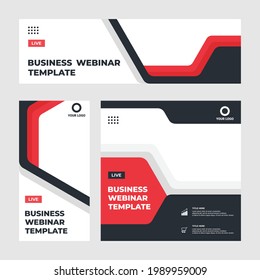 Set of Editable social media post template with modern background illustration for professional business company advertising media promotion stories and discount sale banner