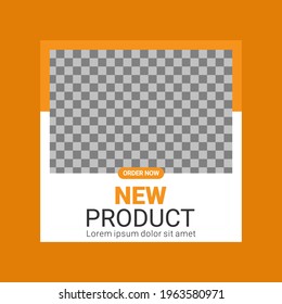 Set of Editable square banner template design for Fashion post on social media