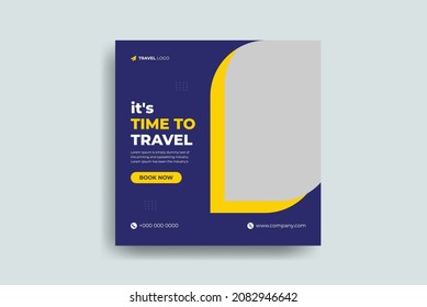 Set of Editable square banner template. purple and yellow background color with stripe line shape. Suitable for social media post, instagram, facebook and web internet ads. Vector illustration