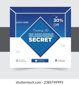 Set of Editable square banner template design , Social Media Post Design.