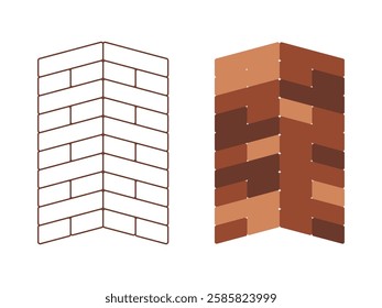set of editable vector chimney symbol design illustration isolated on transparent background