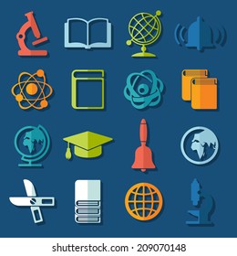 Set of education icons