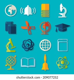 Set of education icons
