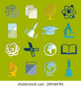 Set of education icons