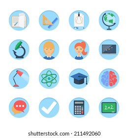Set of education icons 