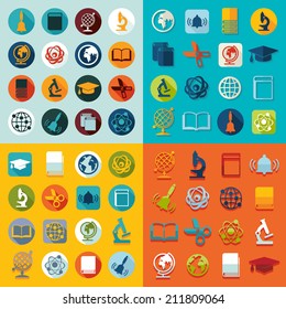 Set of education icons