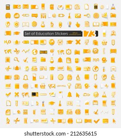 Set of education icons