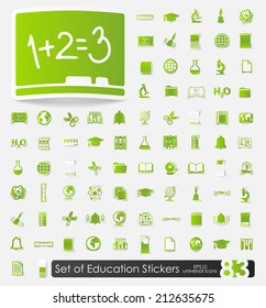 Set of education icons
