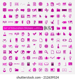Set of education icons