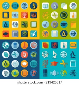 Set of education icons