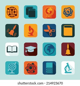 Set of education icons