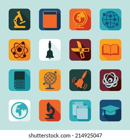 Set of education icons