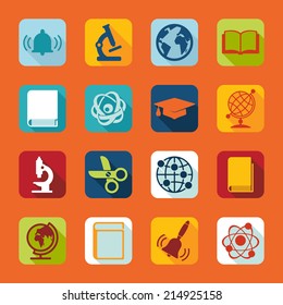 Set of education icons