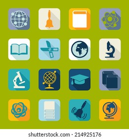 Set of education icons
