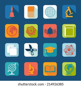 Set of education icons