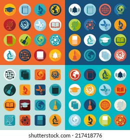 Set of education icons