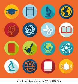 Set of education icons
