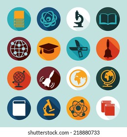Set of education icons