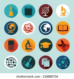 Set of education icons