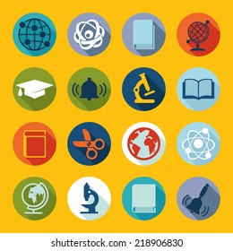 Set of education icons