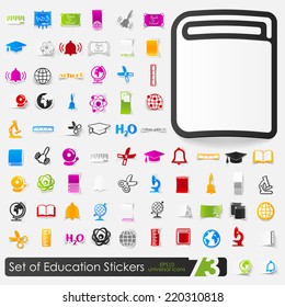 Set of education icons