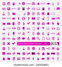 Set of education icons