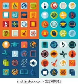 Set of education icons