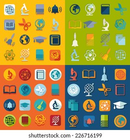 Set of education icons