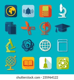 Set of education icons