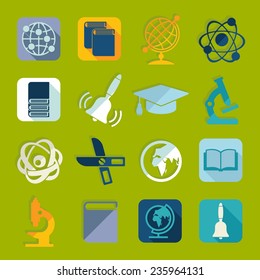 Set of education icons
