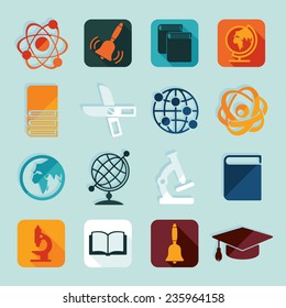 Set of education icons