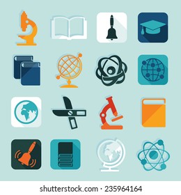 Set of education icons