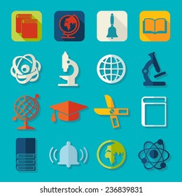 Set of education icons