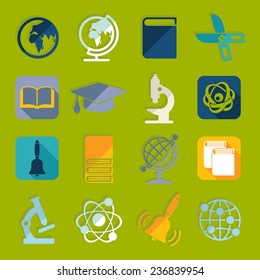 Set of education icons